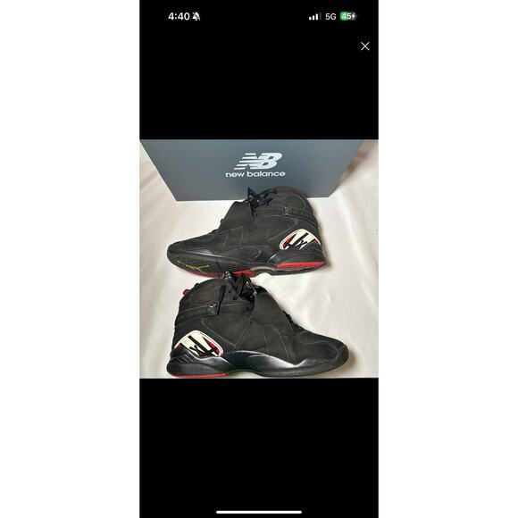Size 12 - Nike Air Jordan 8 Retro Playoff 2023 Men's Shoes - Picture 3 of 9